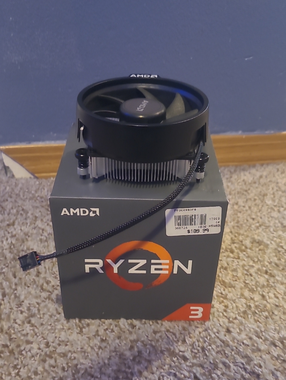AMD Ryzen 3 1200 Desktop CPU - Black
